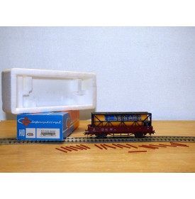 ROCO 4306,  wagon plat chargé d'un conteneur  citerne de 20'  DB   BO