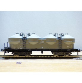 Fleischmann 1492,  wagon trémie silos à ciment  type Kkds 55   DB   neuf   BO