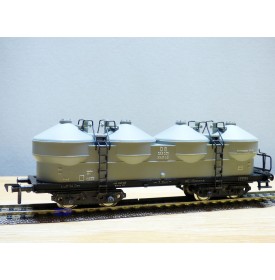 Fleischmann 1492,  wagon trémie silos à ciment  type Kkds 55   DB   neuf   BO