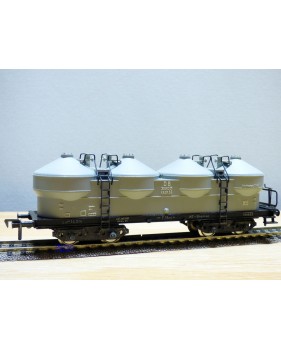 Fleischmann 1492,  wagon trémie silos à ciment  type Kkds 55   DB   neuf   BO
