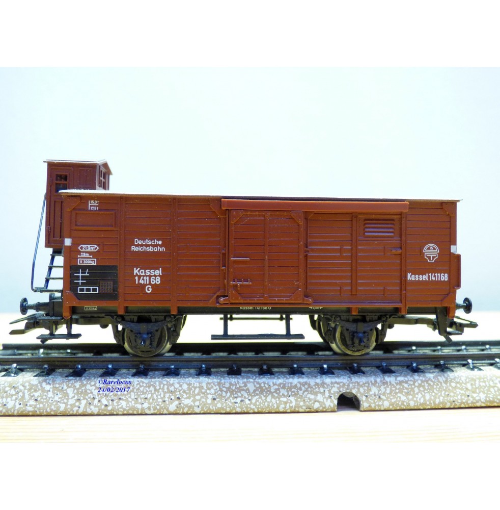 Märklin 4695,  wagon couvert à guérite   type G  10 Kassel      DR    Neuf   BO