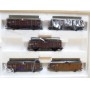 Märklin  46096, coffret 5 wagons tombereaux  type P chargé de charbon et coke    DSB  neuf  BO 