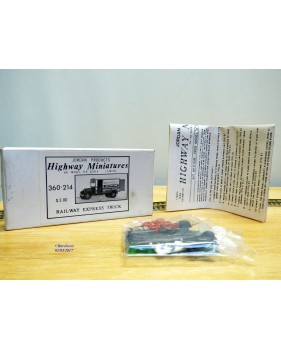 JORDAN Highway Miniatures 360-214, camionnette   FORD  Model A 1929  Railway Express Truck Neuf  BO  1/87 HO