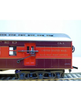 AHM 6206-21 / RIVAROSSI  6206, fourgon postal  ( Baggage R.P.O. )   ALTON  " Armstrong " neuf    BO
