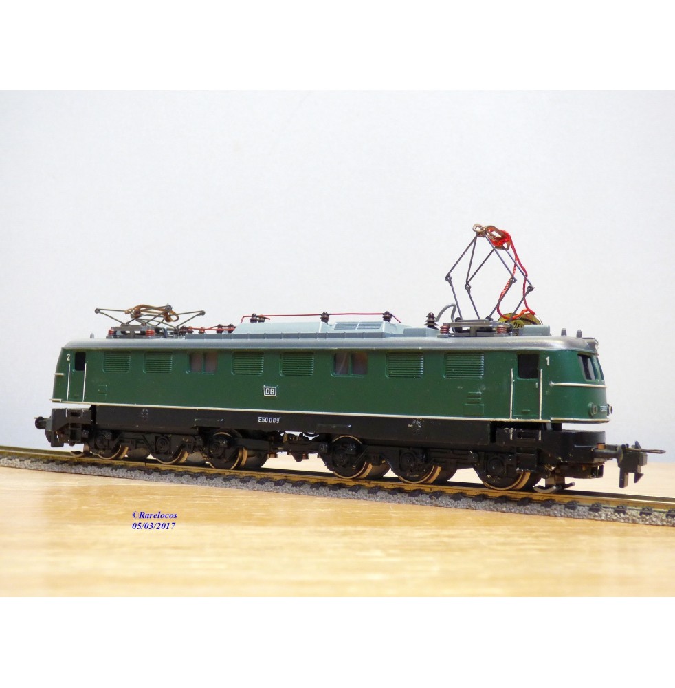 TRIX EXPRESS 2435,  motrice  Co Co Br E 50 009  DB  2 moteurs  neuf   BO