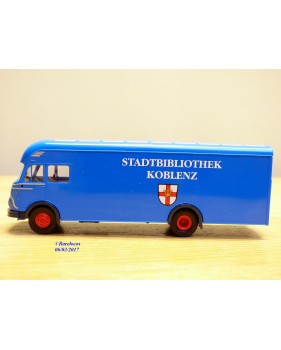 BREKINA 57900, camion FORD  FK  Stadtbibliothek  Koblenz   Neuf   BO  1/87