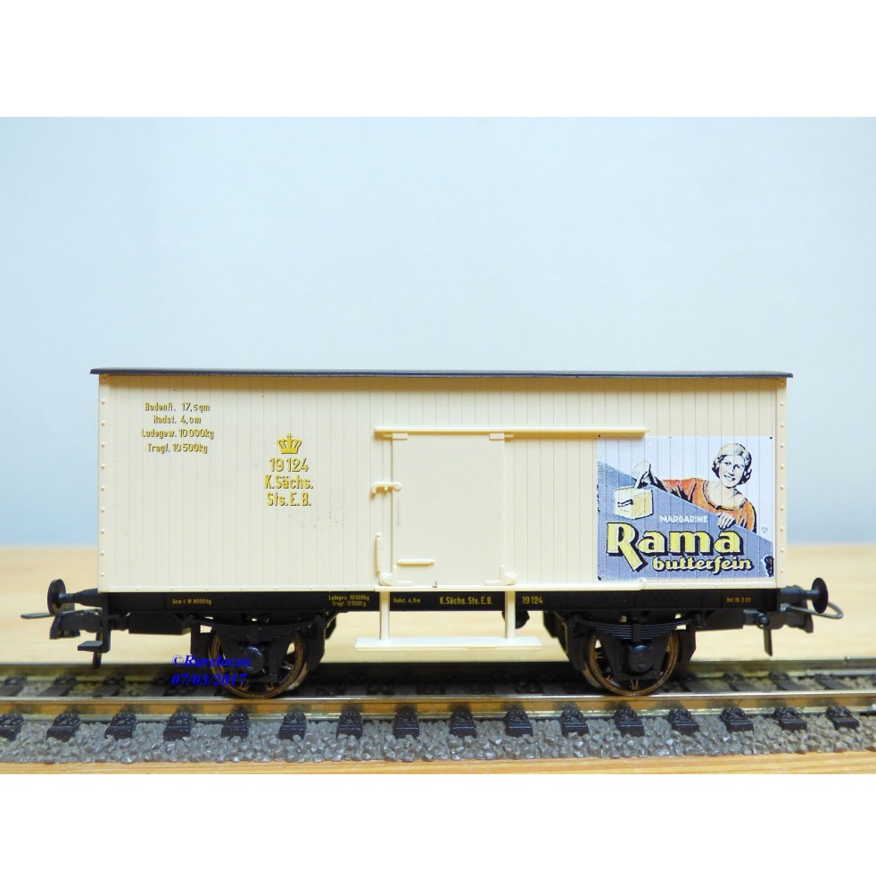 Roco 47302, wagon couvert  ancien  RAMA      K.S.Sts.B. neuf    BO