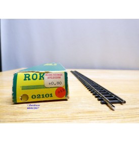 ROKAL  02101,  boîte de 10 rails droits 220 mm  neuf  BO