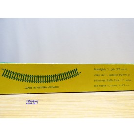 ROKAL  02131,  boîte de 12 rails courbes  R : 572 mm  neuf  BO