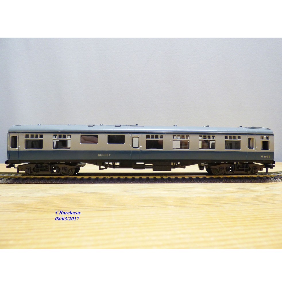 TRIX TWIN RAILWAY  TTR  1953, voiture buffet  ( Miniature buffet car )  BR    N°  M 1820  BO                           