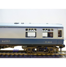 TRIX TWIN RAILWAY  TTR  1953, voiture buffet  ( Miniature buffet car )  BR    N°  M 1820  BO                           