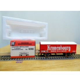 JOUEF 6260, wagon couvert à 2 essieux  type Hi  KRONENBOURG   SNCF  neuf    BO