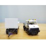 ROCO Minitanks 1639, MERCEDES  UNIMOG  bi cabine et remorque Salzburger Festspiele   Neuf    BO   1/87 HO
