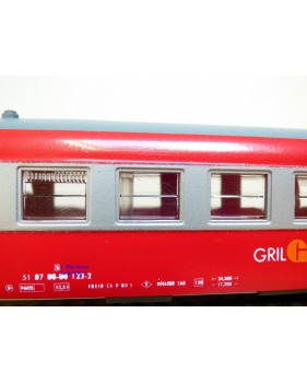JOUEF  5482, voiture restaurant  Grill Express   SNCF BO