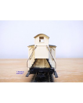 HAMO ( Märklin pour Fleischmann ) 8478, wagon couvert à guérite WULLE  Stuttgart   K.W.Stb.   BO