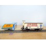 HAMO ( Märklin pour Fleischmann ) 8478, wagon couvert à guérite WULLE  Stuttgart   K.W.Stb.   BO