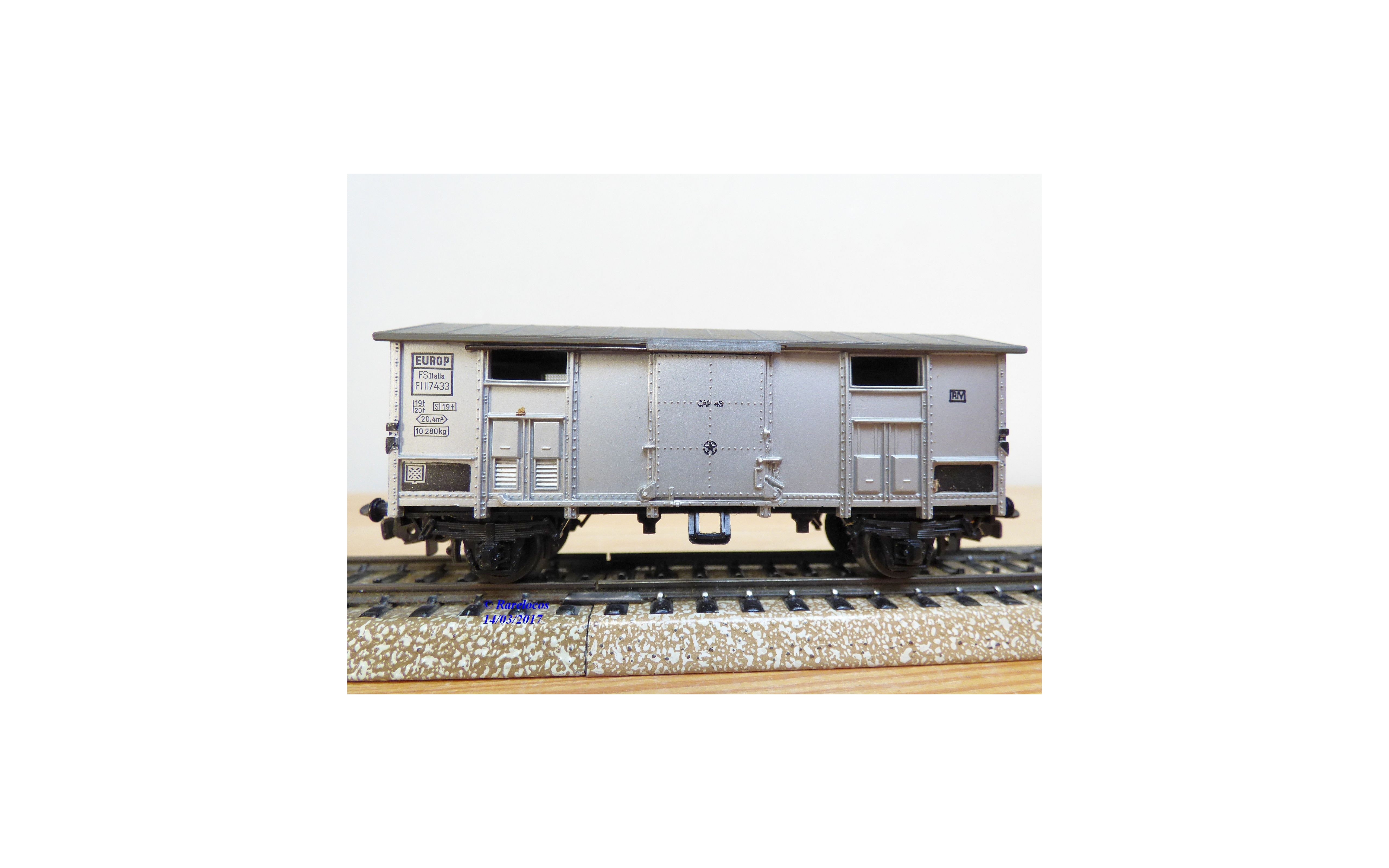 Märklin 4550, wagon couvert gris FS BO