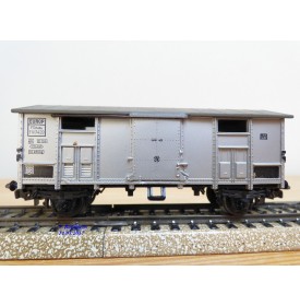Märklin   4550, wagon couvert  gris   FS    BO