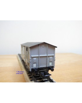 Märklin   4550, wagon couvert  gris   FS    BO