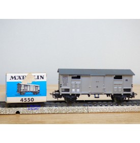 Märklin 4550, wagon couvert gris FS BO