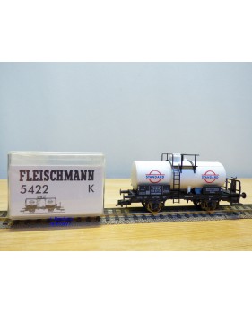 FLEISCHMANN 5422  K,  wagon citerne ancien  à plate forme de serre freins  STANDARD   DR   neuf  BO