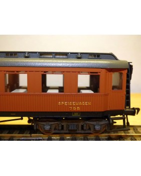   FLEISCHMANN 5081, voiture restaurant  ancienne MITROPA  N° 798    neuf   BO