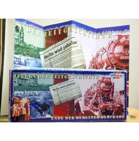 ROCO  43145, coffret commémoratif blocus de Berlin , 1 loco et 4 wagons "  Berlin Blockade "  DR  neuf   BO