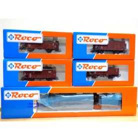 ROCO  43145, coffret commémoratif blocus de Berlin , 1 loco et 4 wagons "  Berlin Blockade "  DR  neuf   BO