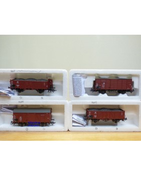 ROCO  43145, coffret commémoratif blocus de Berlin , 1 loco et 4 wagons "  Berlin Blockade "  DR  neuf   BO