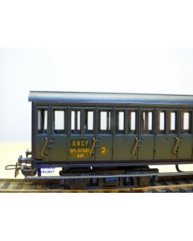 SMCF ???,  voiture de 2 Cl. courte à bogies   SNCF  BO