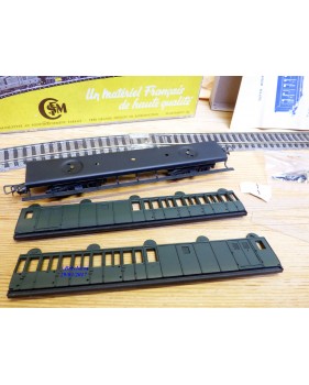 SMCF ???,  rare kit  d' une voiture de 2 Cl. courte à bogies   SNCF  BO