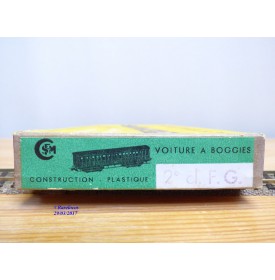 SMCF ???,  rare kit  d' une voiture de 2 Cl. courte à bogies   SNCF  BO
