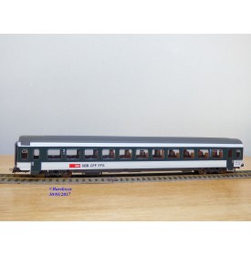 ROCO 44472, voiture grandes lignes à couloir central  type B  2 Kl.   SBB   BO 