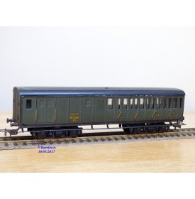 SMCF ???,  voiture mixte de 2 Cl. et fourgon courte B4Dt  à bogies   SNCF  BO