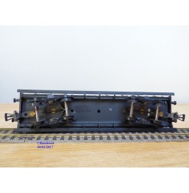 SMCF ???,  voiture mixte de 2 Cl. et fourgon courte B4Dt  à bogies   SNCF  BO