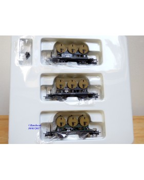 BRAWA 2090, coffret de 3 wagons latrines K.W.Stb.   neuf    BO