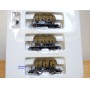BRAWA 2090, coffret de 3 wagons latrines K.W.Stb.   neuf    BO