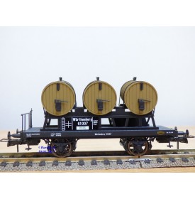 BRAWA 2090, coffret de 3 wagons latrines K.W.Stb.   neuf    BO