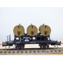 BRAWA 2090, coffret de 3 wagons latrines K.W.Stb.   neuf    BO