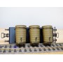 BRAWA 2090, coffret de 3 wagons latrines K.W.Stb.   neuf    BO