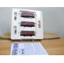 BRAWA 48217, coffret de 3 wagons ambulances type G 10 SBB    neuf    BO