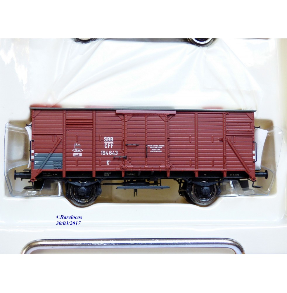 Coffret De Trois Wagons BRAWA – HO – Occasion