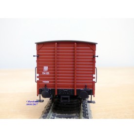 BRAWA 48217, coffret de 3 wagons ambulances type G 10 SBB    neuf    BO