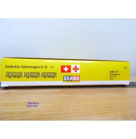 BRAWA 2101, wagon couvert à bière BRAUEREI LEICHT VAIHINGEN   neuf   BO