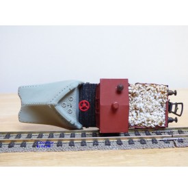 POCHER 163 / 2F,  wagon chasse neige type Vr  FS