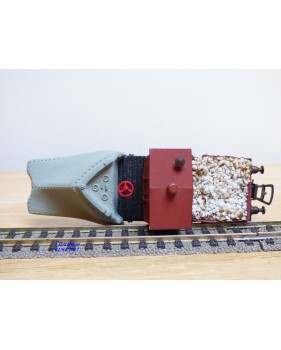 POCHER 163 / 2F,  wagon chasse neige type Vr  FS