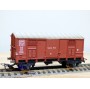 POCHER 310 / 2, rare wagon couvert type F  avec feu de fin de convoi  FS   neuf  BO