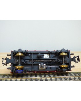 POCHER 310 / 2, rare wagon couvert type F  avec feu de fin de convoi  FS   neuf  BO