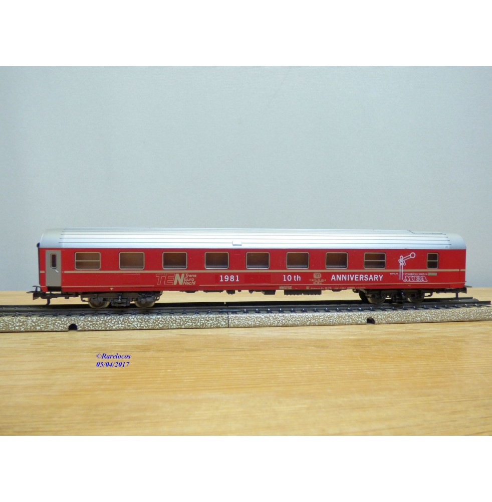 MÄRKLIN   4150 81701,  voiture lits TEN type WLABsmh 166   10 th Anniversary MEA  DB  neuf   BO