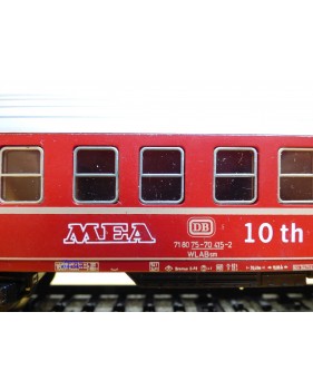 MÄRKLIN   4150 81701,  voiture lits TEN type WLABsmh 166   10 th Anniversary MEA  DB  neuf   BO